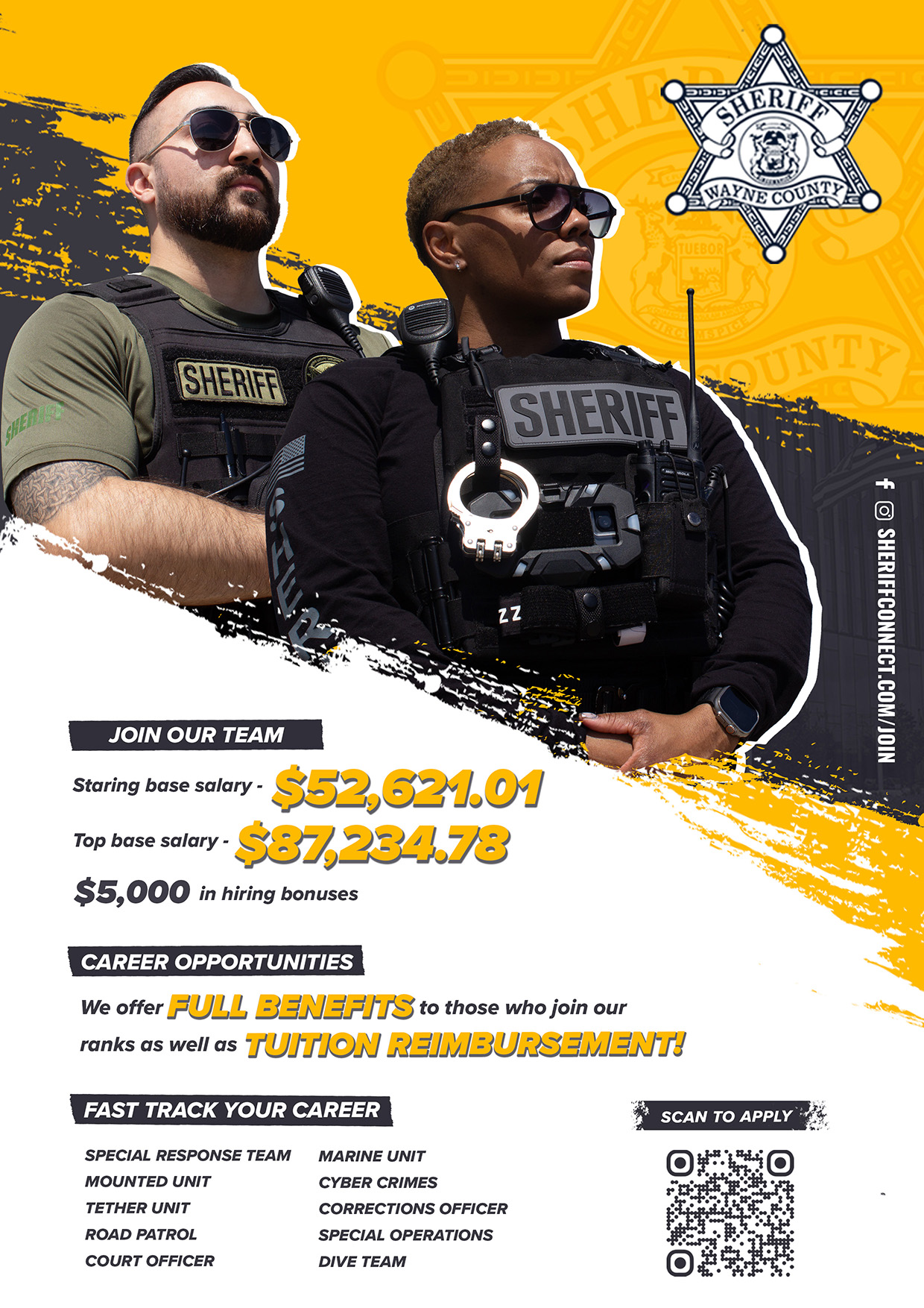 NEW WCSO RECRUITMENT AD TETHER